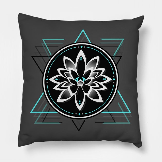 Geometrical Lotus Symbol - Eye Pillow by MellowGroove