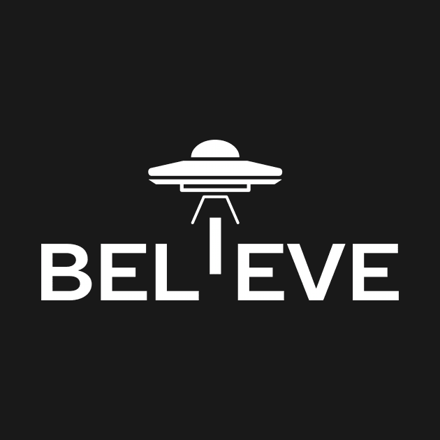 I believe in UFOs and Aliens T-Shirt by happinessinatee