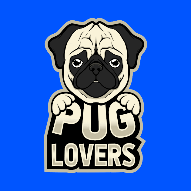 Pug Dog Lovers by amramna