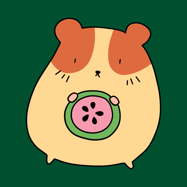 Watermelon Hamster by saradaboru