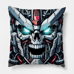 Biomech Skull S01 D70 Pillow