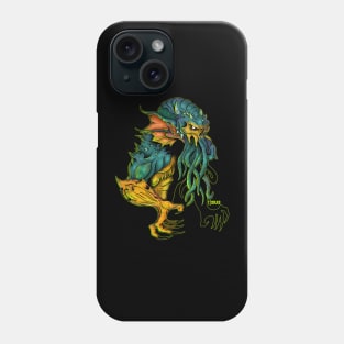 Lovecraftian MOTU merman by Blood Empire Phone Case