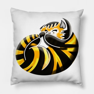 Cat Bee Pillow