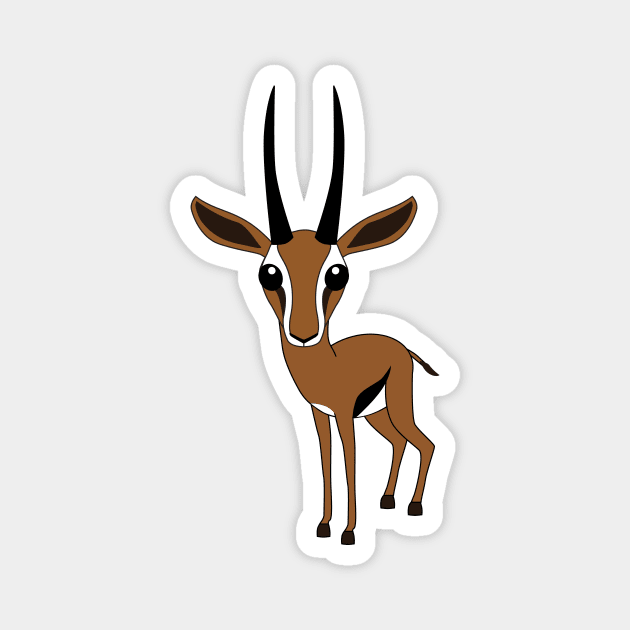 Gazelle Magnet by Mstiv
