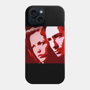 mulder and scully Phone Case