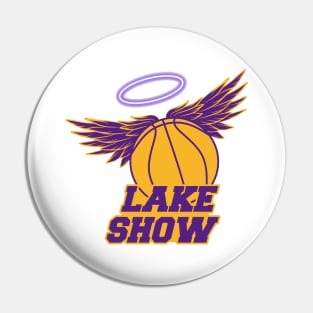 Los angeles basketball Pin