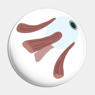 Single Eye Octopus Pin