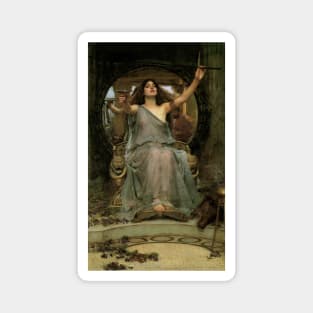 Circe Offering the Cup to Ulysses by John William Waterhouse Magnet