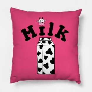 I LOVE Milk Carton Pillow