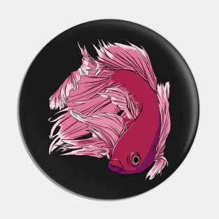 Betta with kissing lips Pin