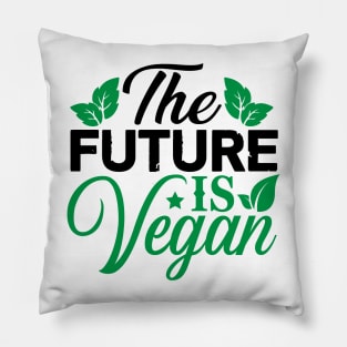 The FUTURE IS Vegan Pillow