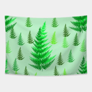 green leaf tree pattern background design Tapestry