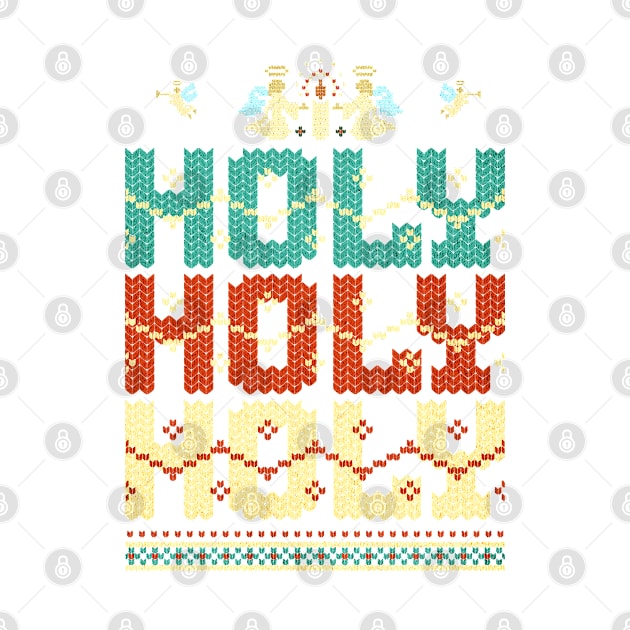 Holy Holy Holy Ugly Christmas Sweater by Church Store