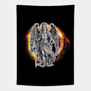 Saint Michael Archangel Tapestry