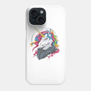 Unicorn Jacket Rider Phone Case