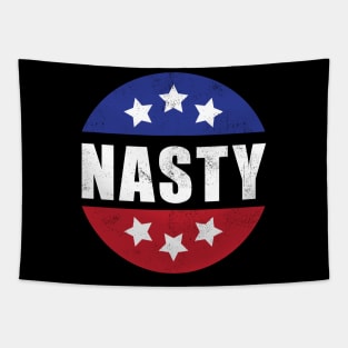 Nasty Woman Icon Tapestry