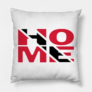 Trinidad Flag Collection Spelling HOME - Tobago - Soca Mode Pillow