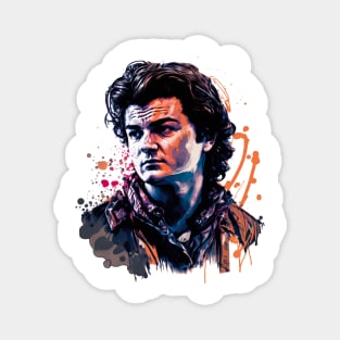 Steve harrington fan art Magnet