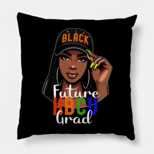 Future HBCU Grad High School Senior or Freshman Pillow