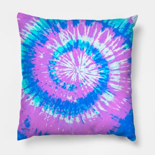 Tie Dye Spiral Pillow