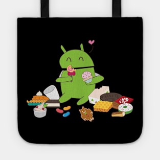 Candy Muncher Android Bot Bugdroid Tote