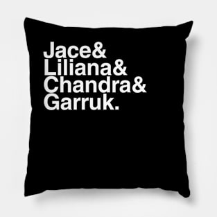 MTG Planeswalker Names Shirt Pillow