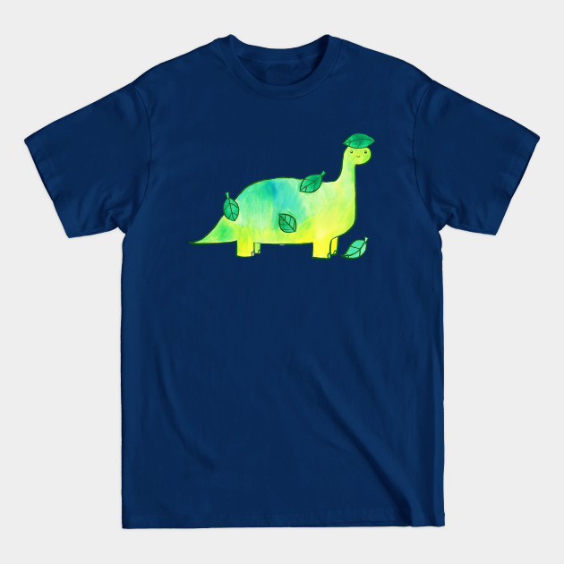 Disover Leaf Dinosaur Watercolor - Dinosaur - T-Shirt