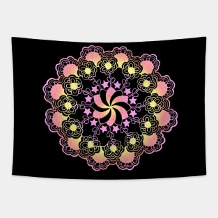 Bright & Colorful Mandala Tapestry