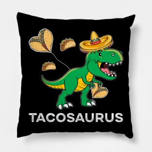 Tacosaurus Taco Dinosaurs Pillow