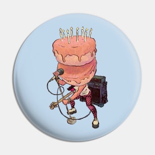 Birthday Rock Pin