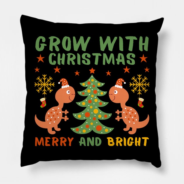 Grow With Christmas Pillow by Hi Project