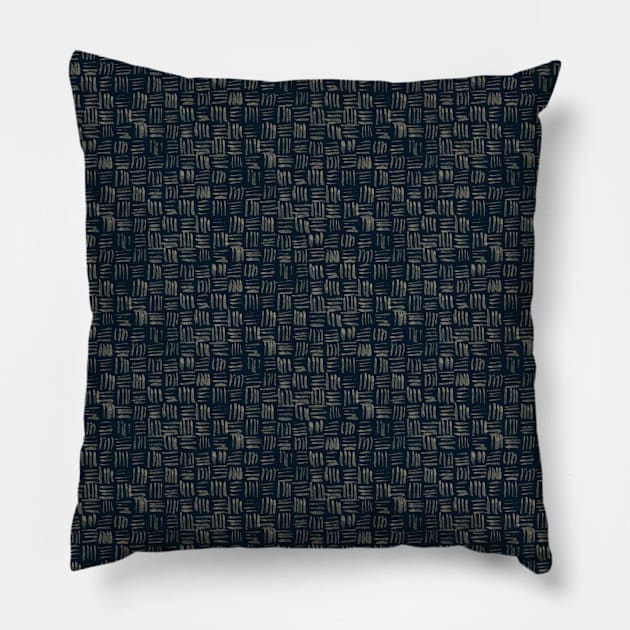 Bleach and ink - linen Pillow by crumpetsandcrabsticks