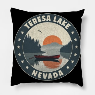 Teresa Lake Nevada Sunset Pillow