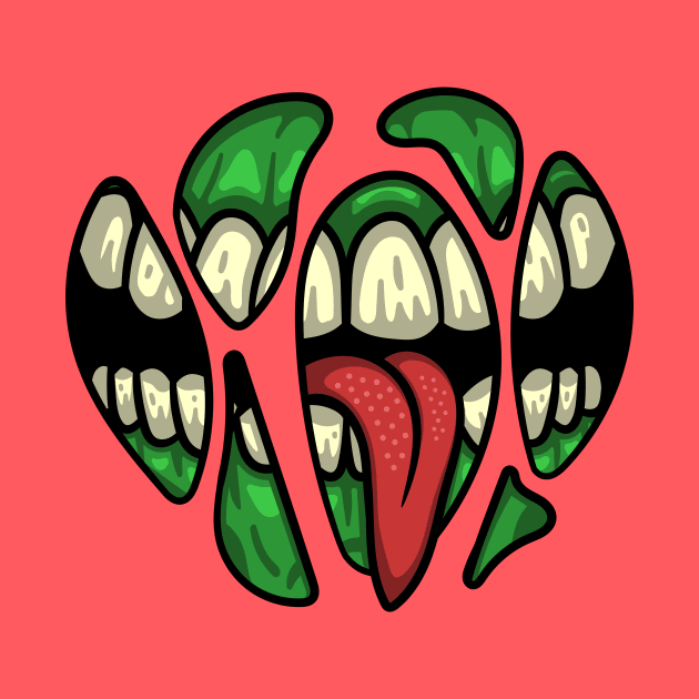 Ripped Monster Mouth by Drippn