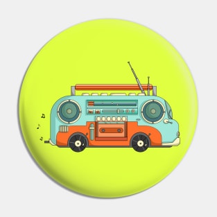 The Music Bus Pin