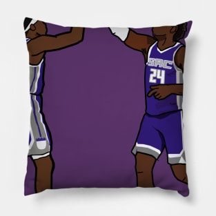 Deaaron Fox x Buddy Hield Sacramento Kings Pillow