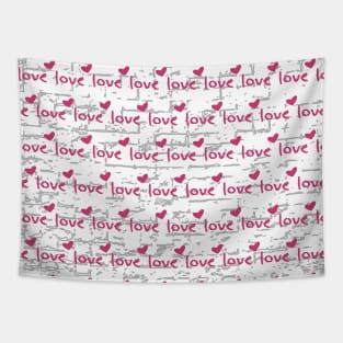 Love, love, love Tapestry