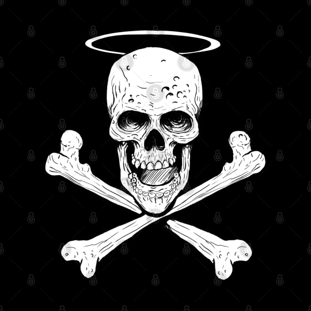 Skull and crossbones by An_dre 2B