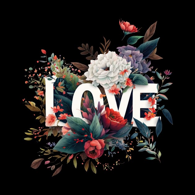 Love in Floral 5 by i2studio