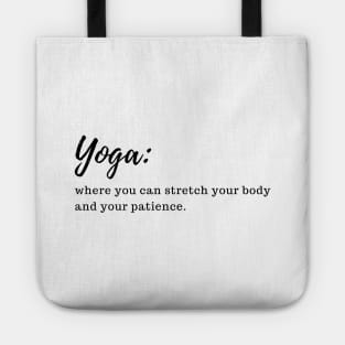 yoga quote Tote
