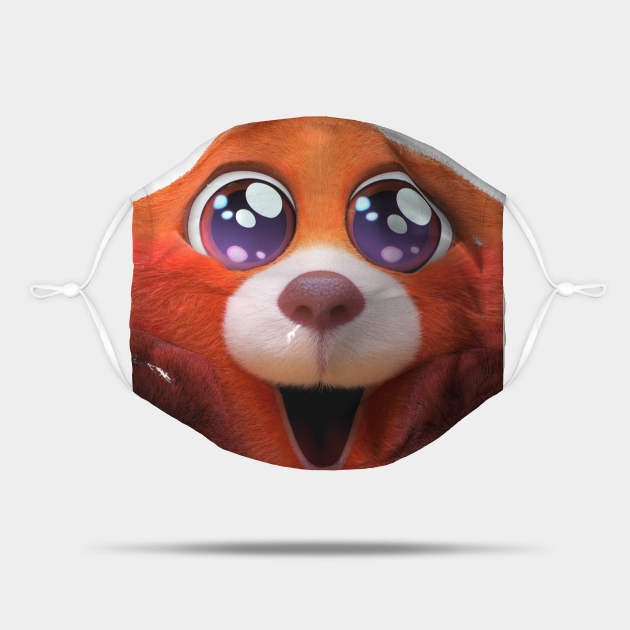 Turning Red Cute Kawaii Anime Eyes Red Panda Abstract Turning Red