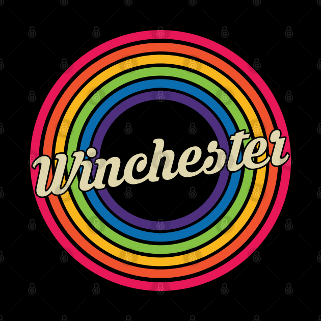 Winchester - Retro Rainbow Style by MaydenArt