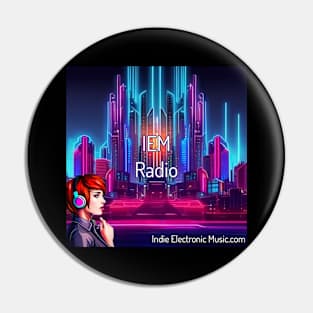 IEM Radio 3.0 Merch Design Indie Electronic Music Pin