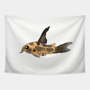 Longfin Peppered Cory Catfish Tapestry