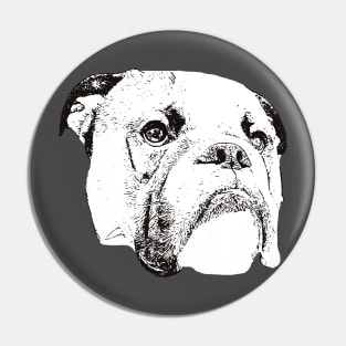 Bulldog - Bulldog Christmas Gifts Pin