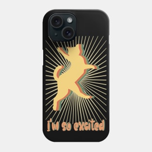 Retro Cat Jumping Phone Case