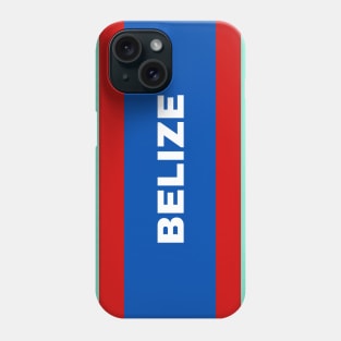 Belize Flag Colors Phone Case
