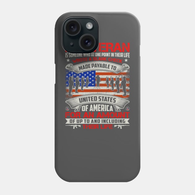 A Veteran Phone Case by Kingdom Arts and Designs