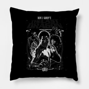 Vintage The Last Dragon Halftone Pillow