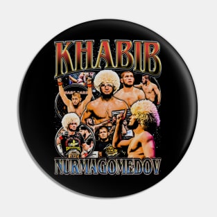 Khabib Nurmagomedov Vintage Bootleg Pin